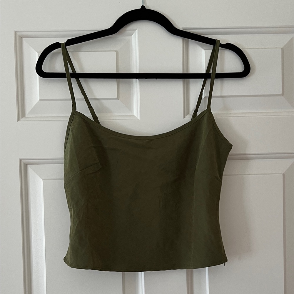 Princess Polly Khaki Camisole Top